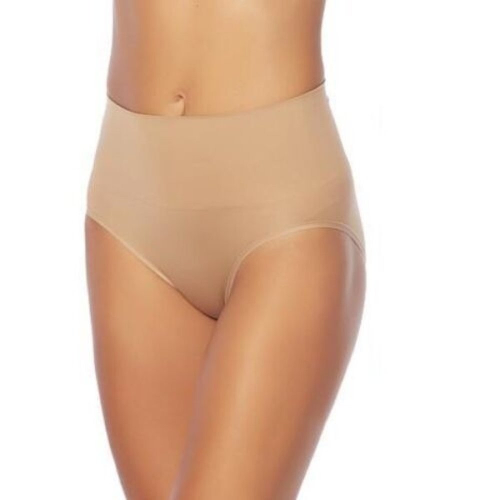 Yummie Tummie Ultralight Seamless Shaping Briefs Nude 2X 3X NWT